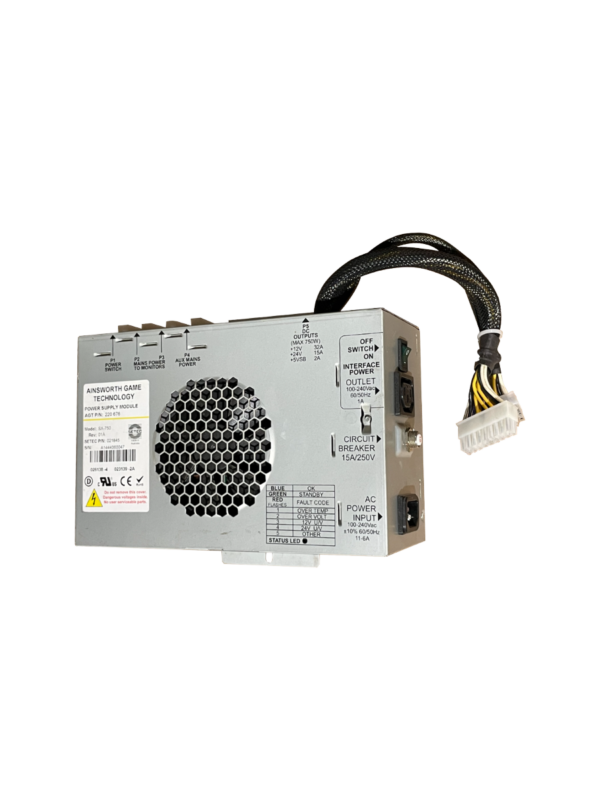 Ainsworth A600 - Fuente de poder